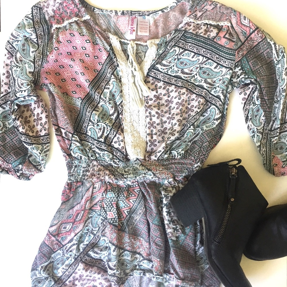 Girls Boho Top